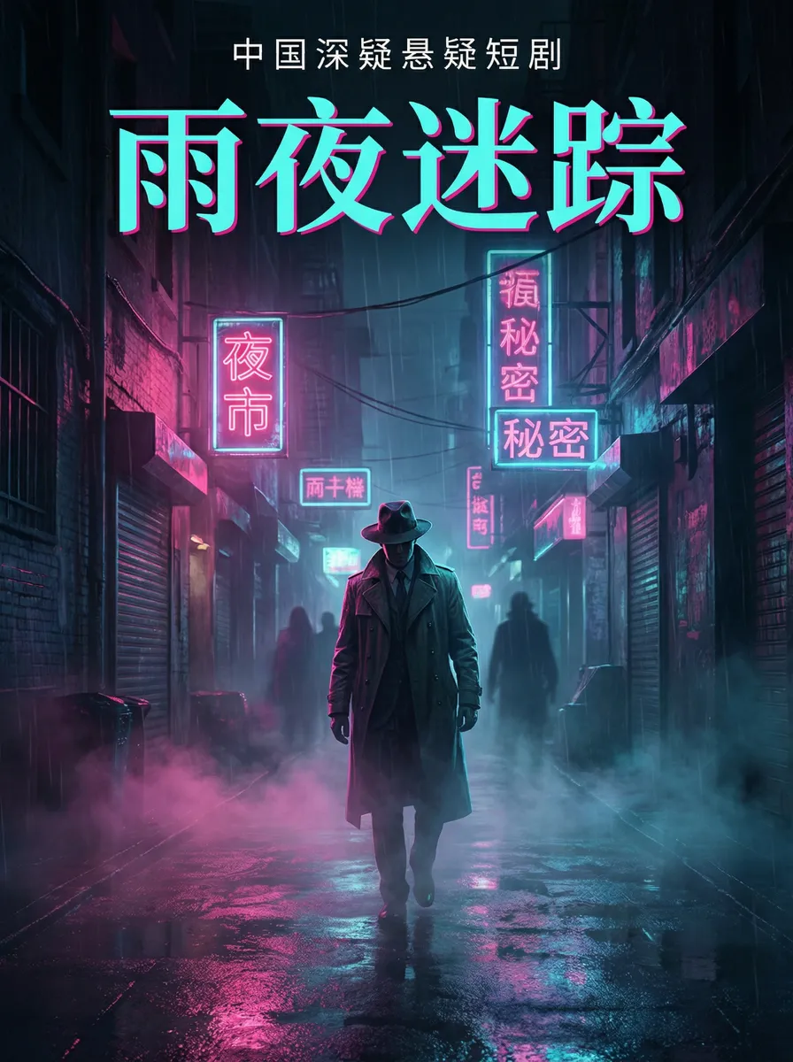 摸添揉捏胸还添下面视频 悬疑追踪短剧 - 雨夜迷踪海报